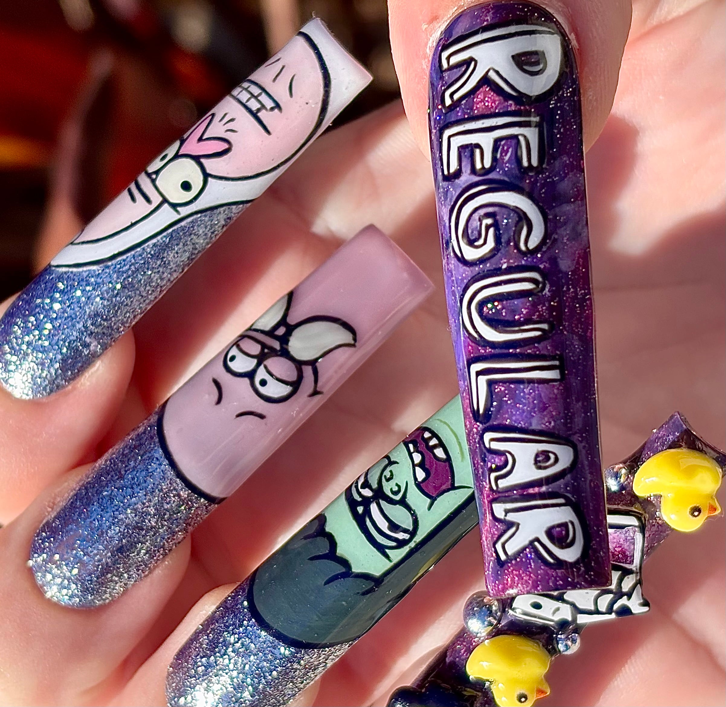 REGULAR SHOW Press On Nails