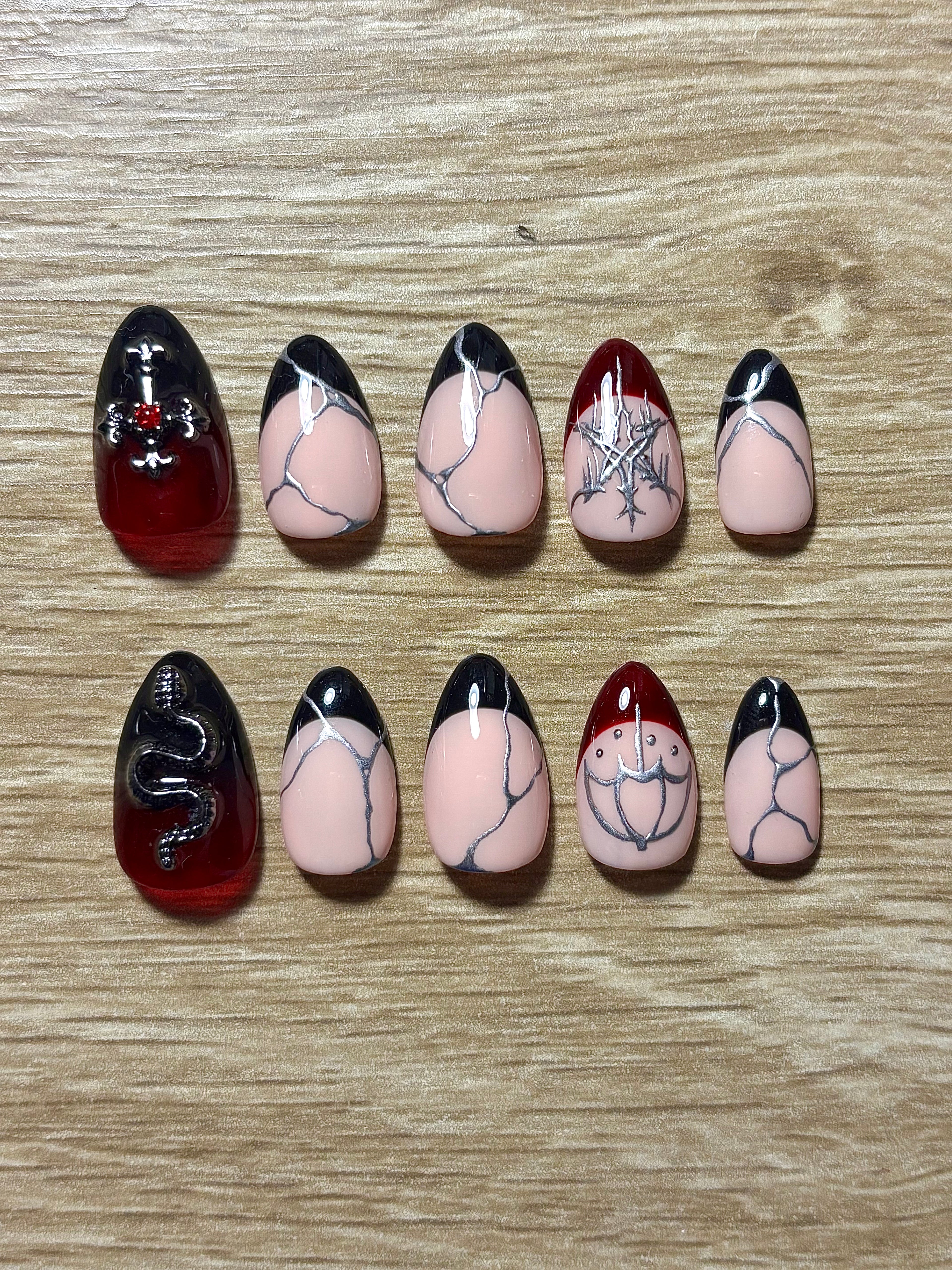 BMTH Press On Fake Nails
