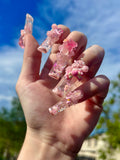 Pastel Pink Aquarium Liquid Junk Nails