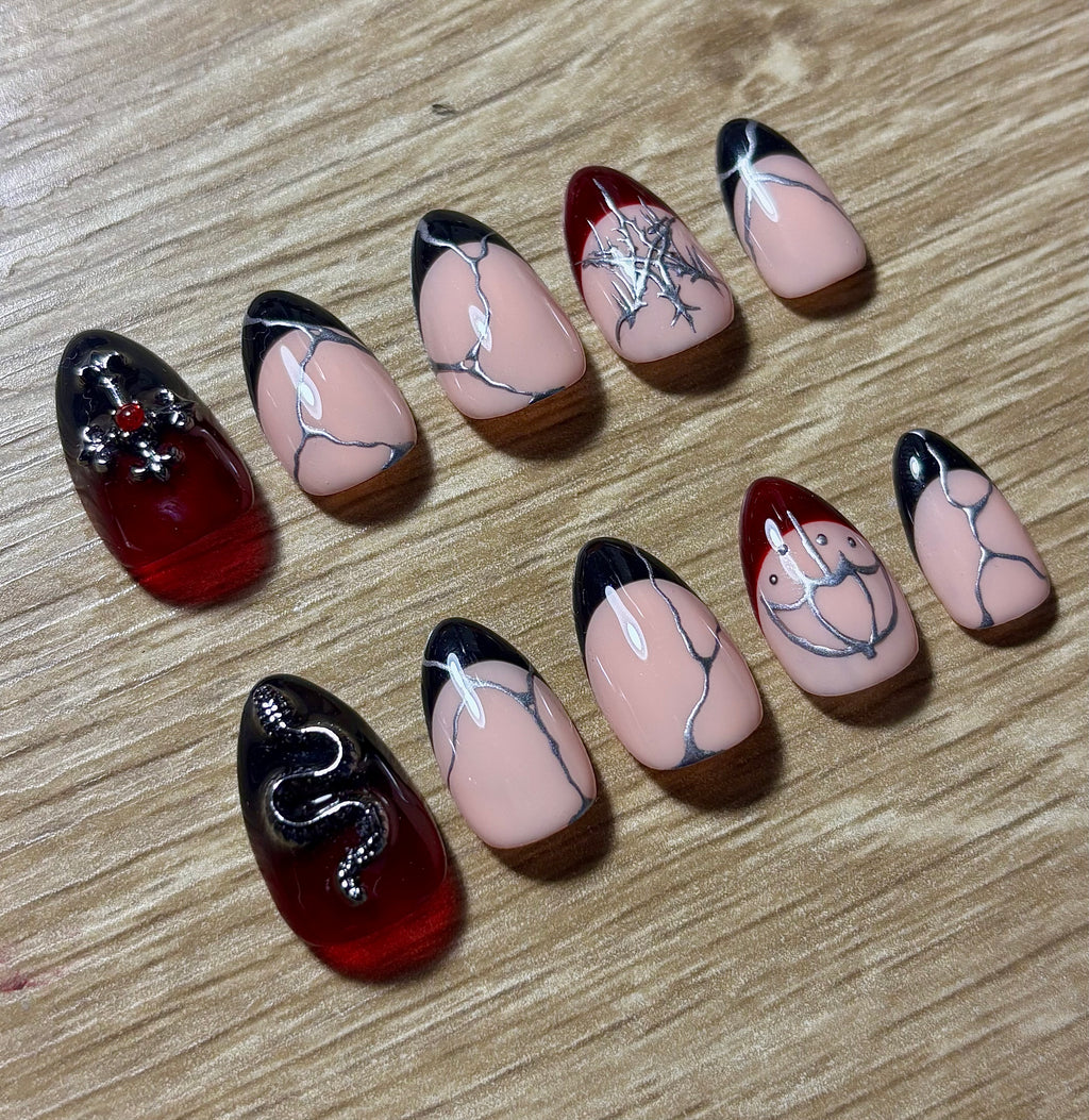 BMTH Press On Fake Nails